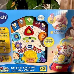 NEW VTech 2-in-1 Stroll & Discover Activity Walker Baby Toy
